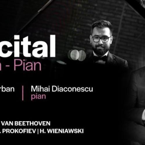 Filarmonica Brașov propune un recital de excepție cu Valentin Șerban și Mihai Diaconescu