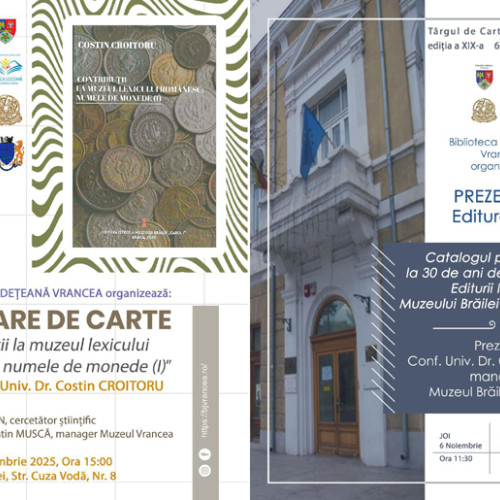 Târgul de Carte de la Focșani aduce lansări și expoziții editoriale diverse