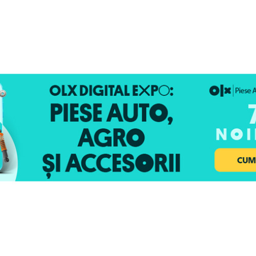 Târgul Digital de Piese Auto, agro și accesorii începe pe OLX în noiembrie