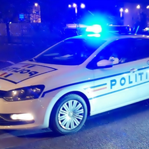 Urmărire cu poliția la Galați se încheie cu un accident rutier