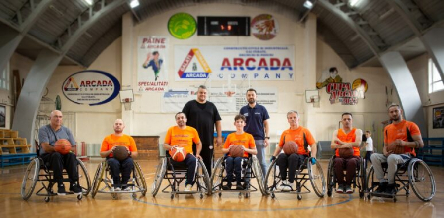 Academia Phoenix Galați debutează în campionatul național de baschet în fotoliu rulant