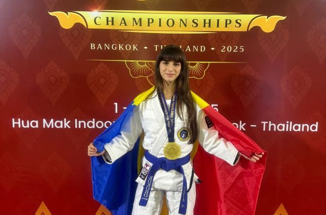 Sofia Scârneciu aduce României medalia de aur la Campionatul Mondial de Ju Jitsu U16