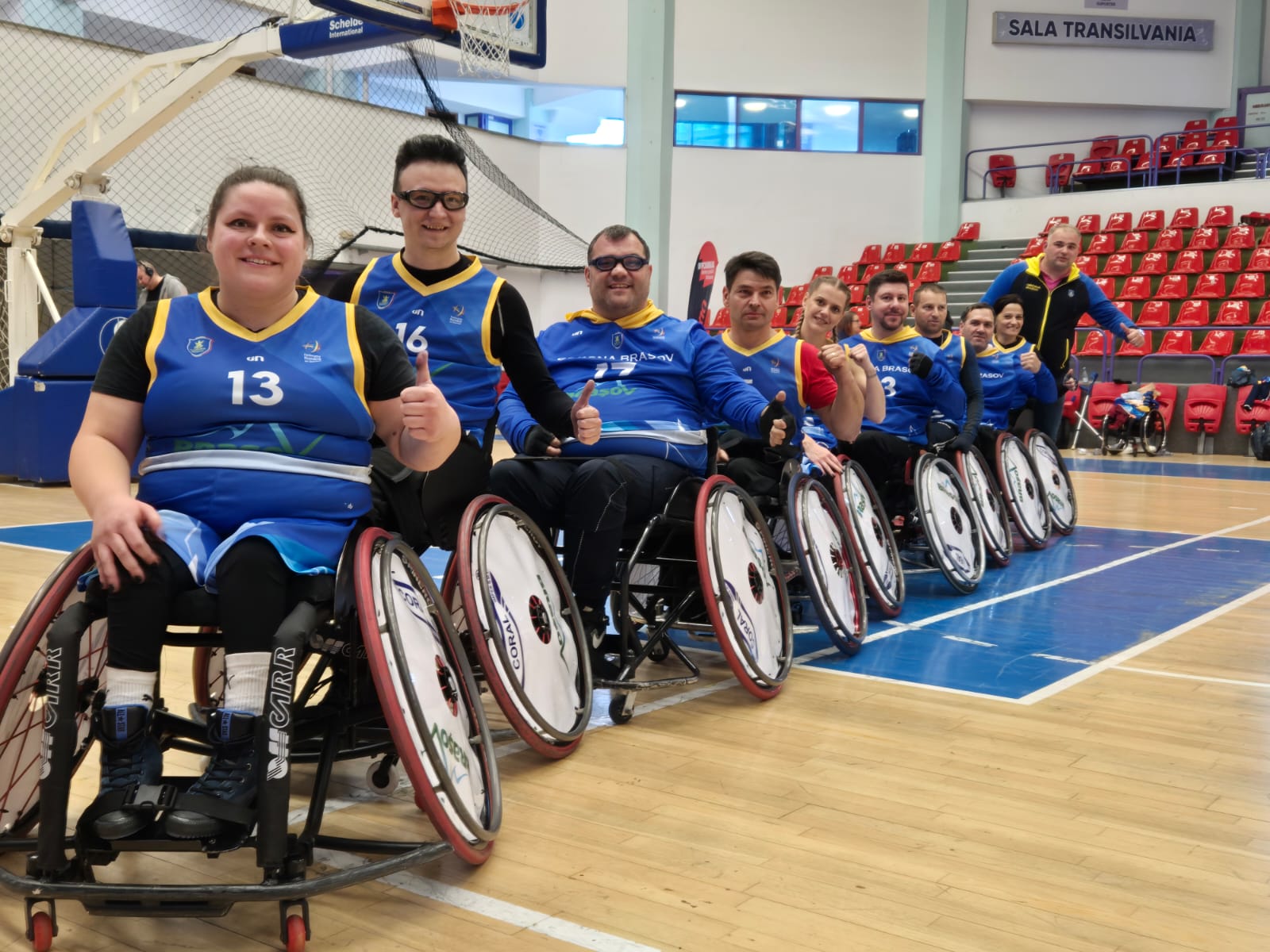 CSM Corona Brașov, lider după prima etapă a Campionatului Național de Baschet în Fotoliu Rulant