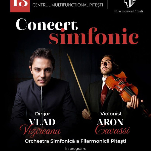 Filarmonica Pitești organizează concert simfonic cu dirijorul Vlad Vizireanu
