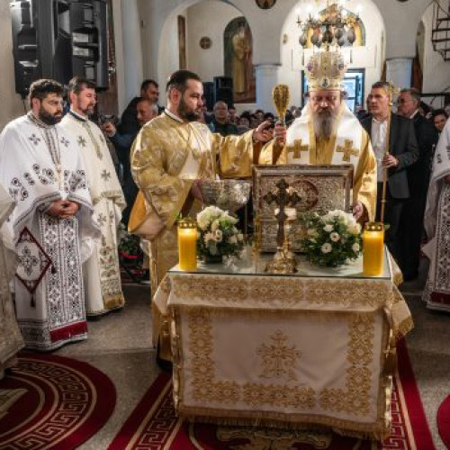 Parohia Afumați II a primit moaștele Sfântului Dimitrie în cadrul unei ceremonii solemne