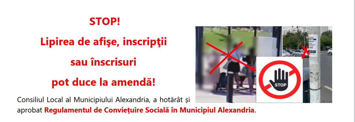 Consiliul Local Alexandria aprobă reguli noi pentru transportul public și afișajul în oraș