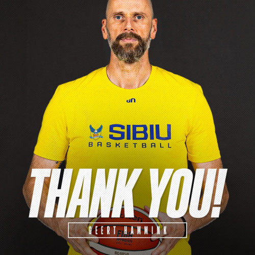 CSU Sibiu se desparte de antrenorul olandez Geert Hammink din motive personale