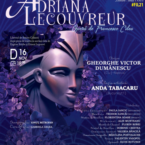 Opera „Adriana Lecouvreur” revine pe scena Festivalului Internațional „Leonard”
