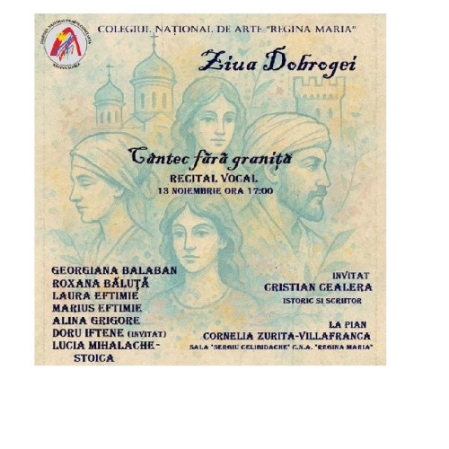 Recital interactiv cu muzică și istorie pentru toți iubitorii culturii dobrogeene