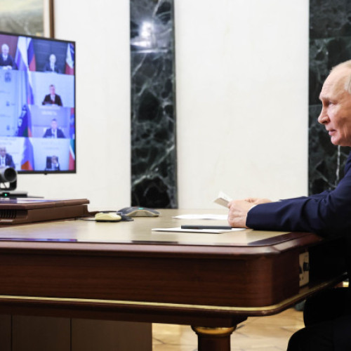 Putin folosește trei birouri aproape identice pentru apariții oficiale