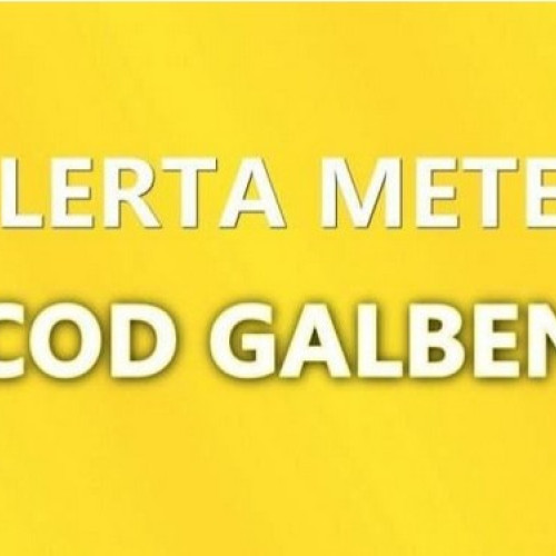 Cod galben de ceață în județul Botoșani până dimineața târziu