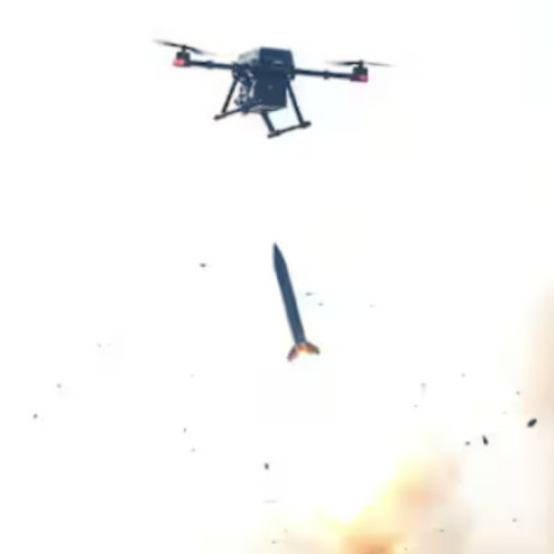 O companie estoniană lansează o rachetă compactă pentru a doborî dronele rusești