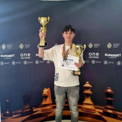 Dragoș Leu, locul 4 la Campionatul European de șah Under 14 în Muntenegru