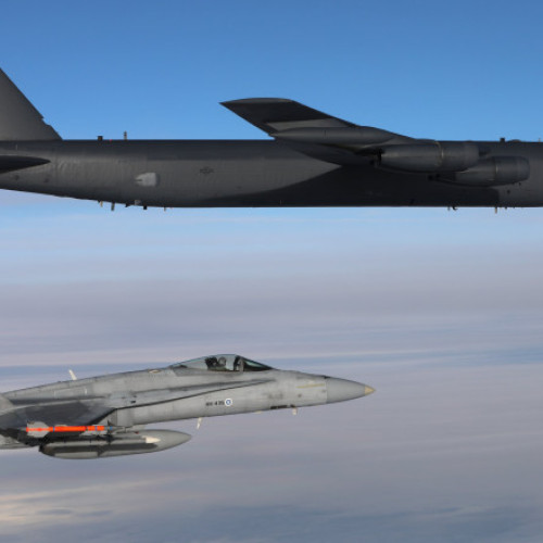B-52H american antrenează lovituri lângă granița cu Rusia, în Finnlanda și Estonia