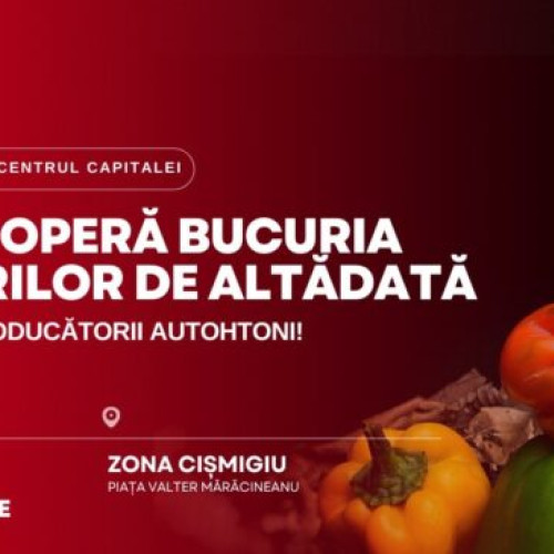 Miros de plăcinte și produse tradiționale în centrul Bucureștiului