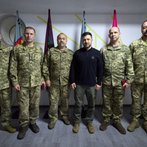 Zelenski a vizitat militarii ucraineni în regiunea Zaporojie, în contextul luptelor active