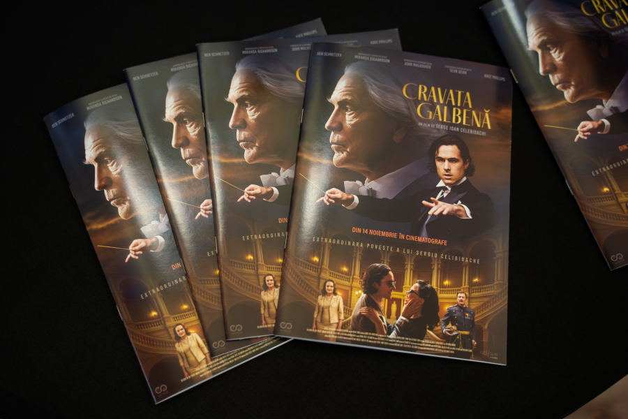 Filmul „Cravata galbenă” despre Sergiu Celibidache debutează în cinematografele din 14 noiembrie