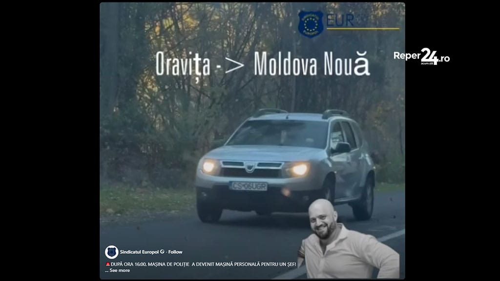 Poliția din Caraș-Severin într-un nou scandal privind folosirea abuzivă a autospecialelor