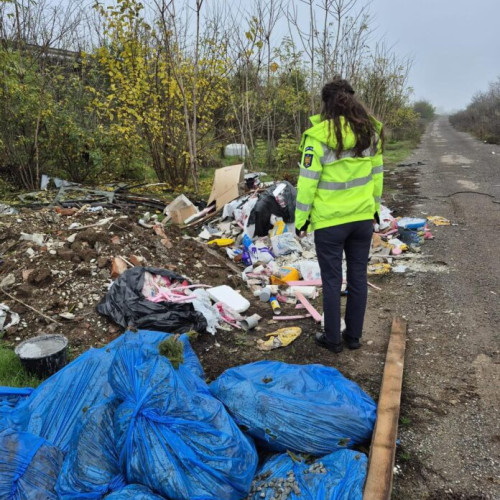 Deșeuri găsite în Pantelimon, autoritățile verifică și vor sancționa vinovații