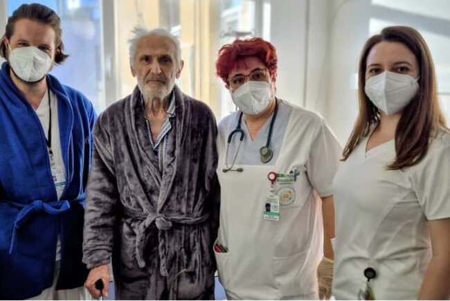 Domnul Mihai a depășit o infecție severă la vârsta de 101 ani