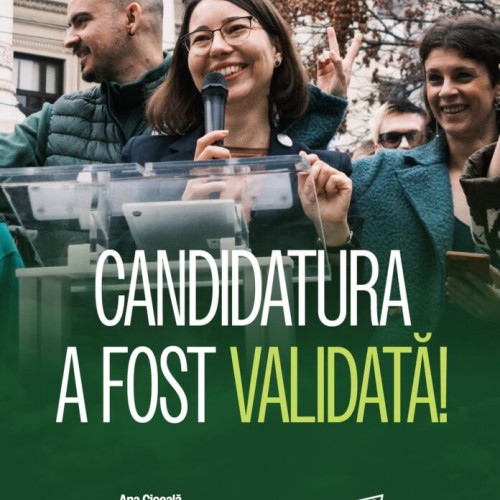 Ana Ciceală și-a depus candidatura pentru Primăria Capitalei