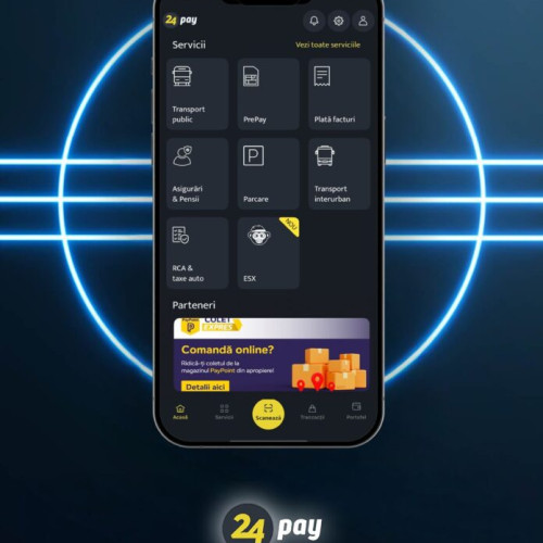 24pay reactivează toate serviciile și plata transportului în 24 de orașe