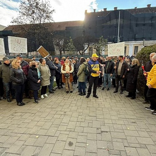Protest la Satu Mare față de comasarea forțată a patru licee tehnologice