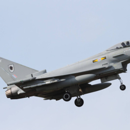 Drona detectată în spațiul aerian românesc a fost monitorizată de avioane Eurofighter și F-16