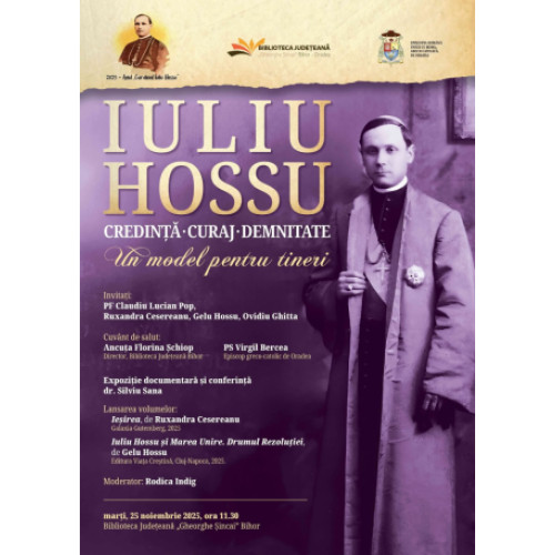 Anul 2025, dedicat Cardinalului Iuliu Hossu: eveniment cultural la Oradea