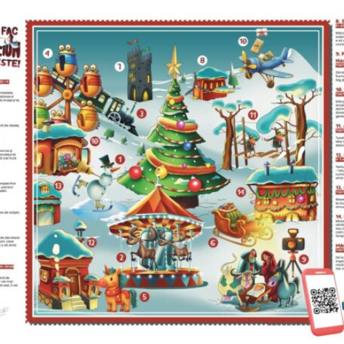 Târgul „Poveste de Crăciun” animă Grădina Operei Comice pentru Copii