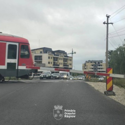 Traficul pe DN73, între Râșnov și Cristian, redeschis după lucrări la calea ferată