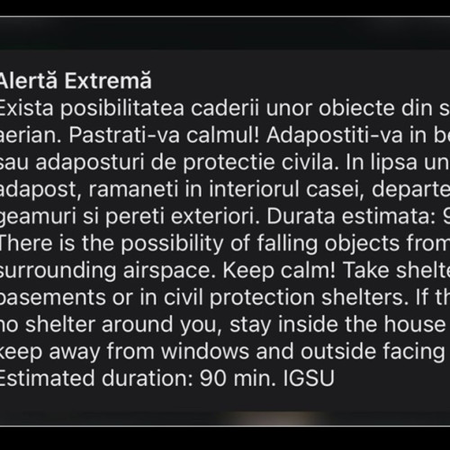 Aeronave aliate și românești au răspuns la avertizări aeriene în zona Ismail și Tulcea