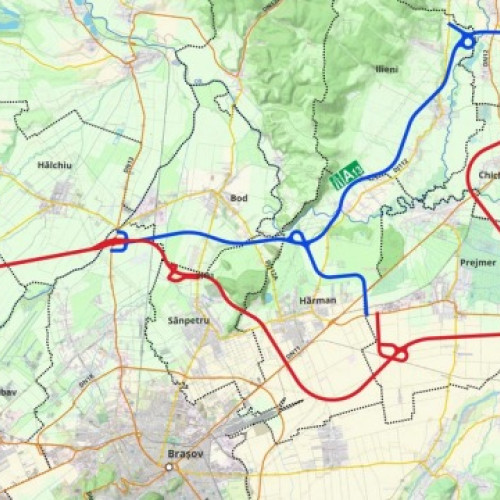 Asociația Construim România propune un traseu alternativ pentru Autostrada A13 Brașov-Bacău
