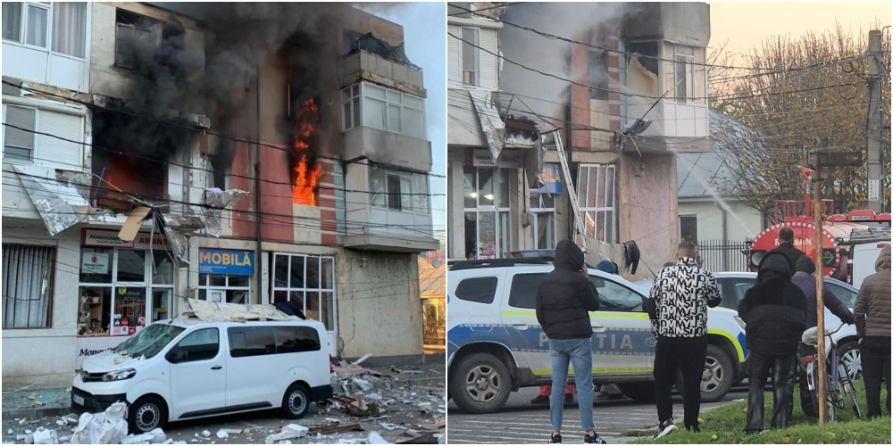 Explozie urmată de incendiu în Însurăţei, fără victime