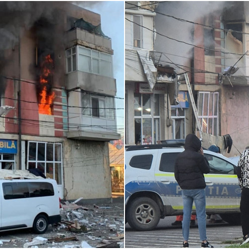 Explozie urmată de incendiu în Însurăţei, fără victime