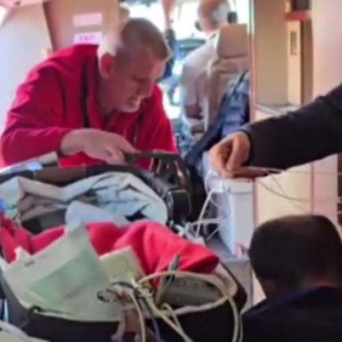 Fetiță de cinci luni transportată la Milano pentru operație cardiacă complexă