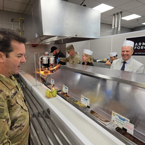 Militarii americani sărbătoresc Ziua Recunoștinței la Baza Mihail Kogălniceanu