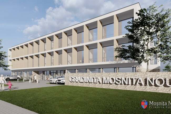 Moșnița Nouă va avea o grădiniță modernă cu program prelungit