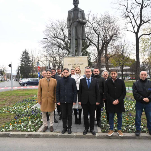 Gabriel Pleșa a comemorat 98 de ani de la moartea lui Ion I.C. Brătianu la Alba Iulia
