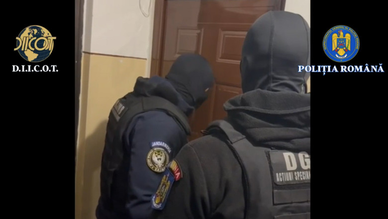 Peste 150 de mandate de percheziție executate în dosare de crimă organizată