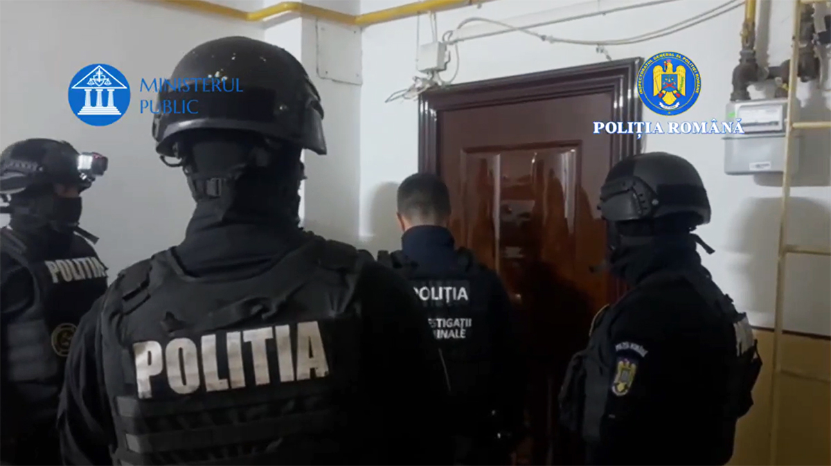 Peste 150 de mandate de percheziție executate în dosare de criminalitate organizată