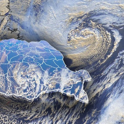 Ciclonul polar Adel va aduce ploi torențiale și temperaturi scăzute în România