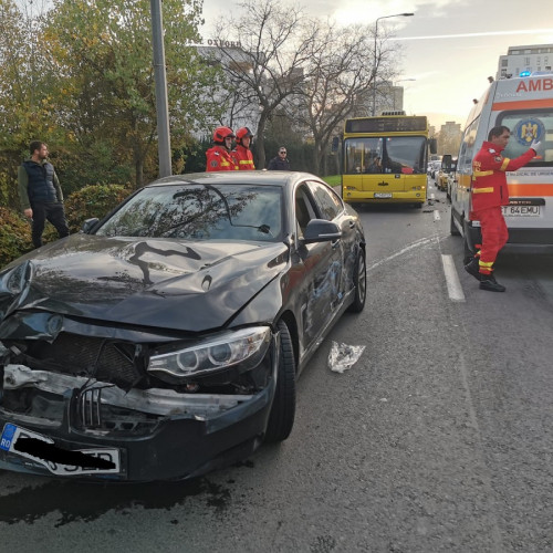 O persoană rănită într-un accident rutier la Constanța; traficul, restricționat temporar