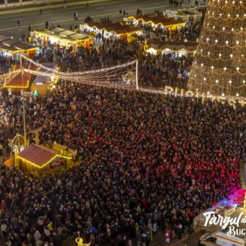 Târgul de Crăciun din Piața Constituției începe pe 29 noiembrie cu un program artistic variat