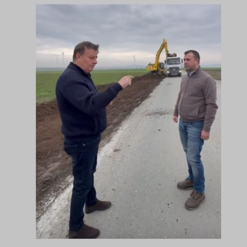 Florin Mitroi controlează lucrările la DJ226, prioritate pentru comunitățile din nordul județului