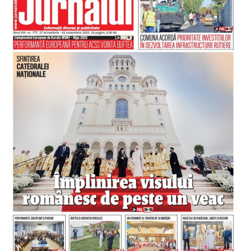 Numărul 777 al Jurnalului de Ilfov a fost lansat în format print