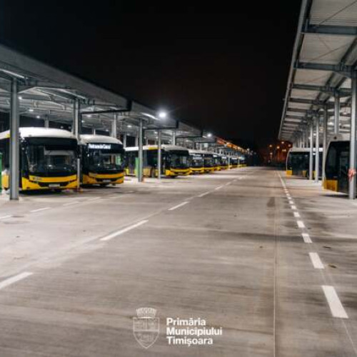 Finalizată platforma de încărcare pentru autobuzele electrice din Timișoara
