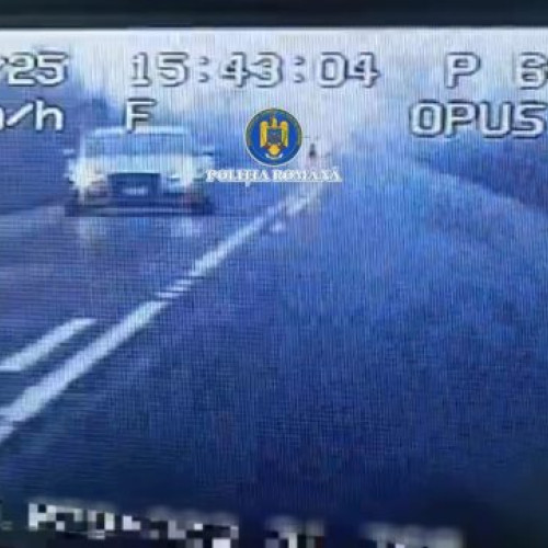 Femeie prinsă cu 135 km/h pe strada Europa din Baia Mare