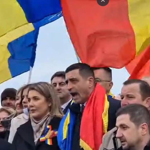 Huiduieli ale membrilor AUR la ceremonia depunerii de coroane din Alba Iulia