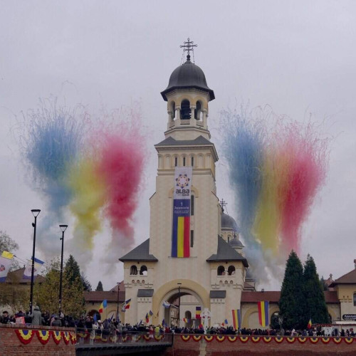 Focuri de artificii de zi și restricții de trafic la Alba Iulia de 1 Decembrie 2025